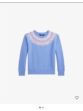 Polo Ralph Lauren Felpa fair isle sweater size kids XL